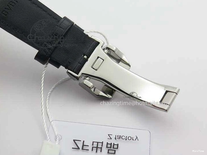 MIROTIME 0512 Modern Portuguese IW371404 ZF V3 1:1 Best Edition SS Black Dial On Black Leather Strap A 7267